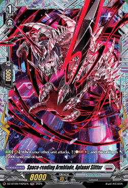 Space-rending Armblade, Aplanat Slitter Card Front