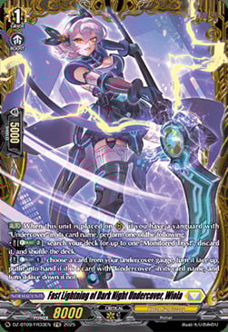 Fast Lightning of Dark Night Undercover, Wiola Card Front