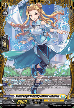 Nebula Knight of Illusory Addition, Fomalroot Card Front