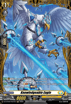 Knowledgeable Eagle Card Front