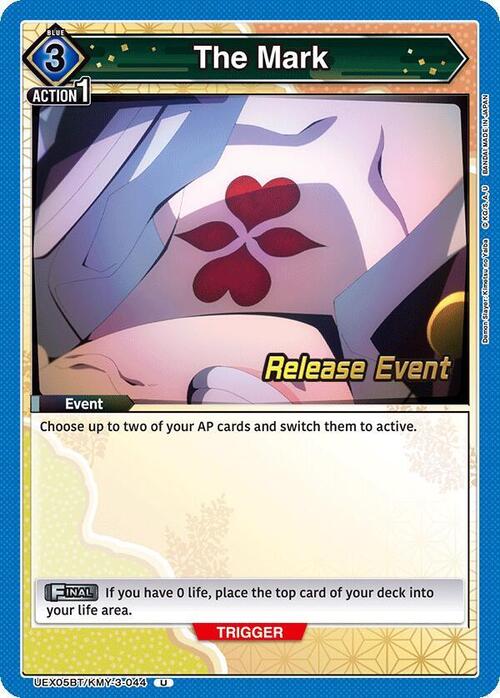 The Mark Card Front