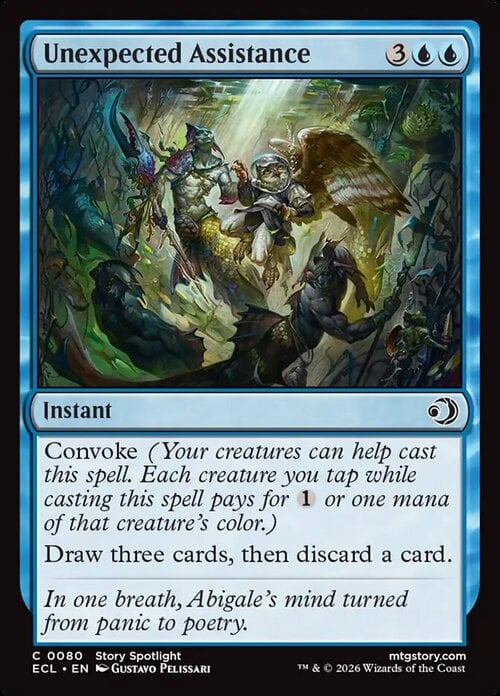 Unexpected Assistance Card Front