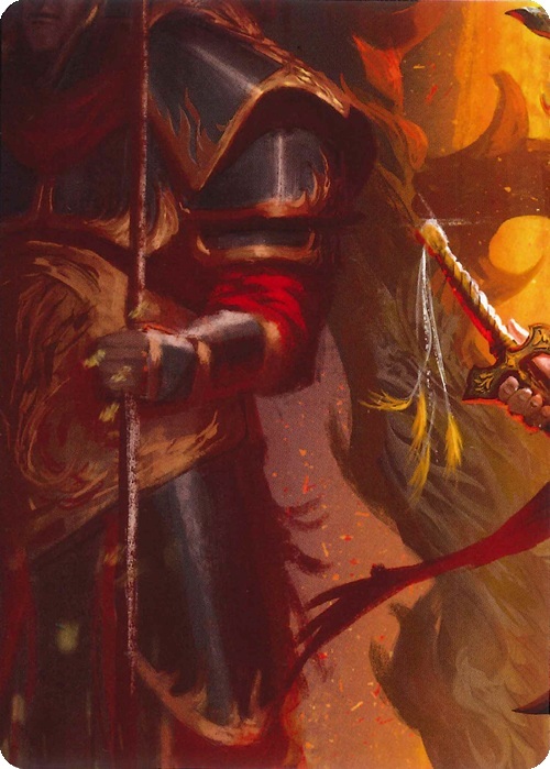 "Emperor, Dracai of Aesir" Macro Puzzle Card Frente