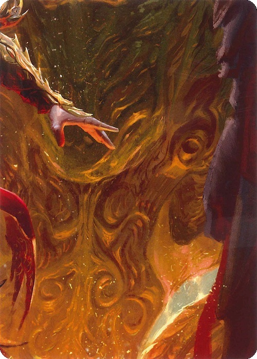 "Emperor, Dracai of Aesir" Macro Puzzle Card Frente