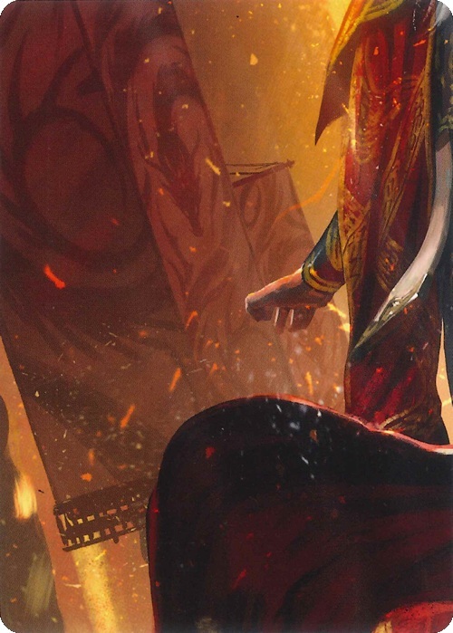 "Taipanis, Dracai of Judgement" Macro Puzzle Card Card Front