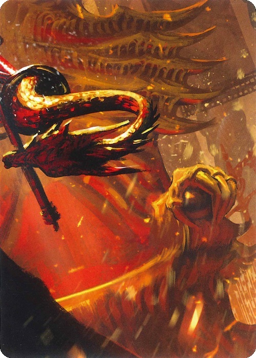 "Taipanis, Dracai of Judgement" Macro Puzzle Card Card Front