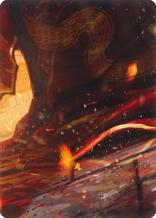 "Taipanis, Dracai of Judgement" Macro Puzzle Card Card Front