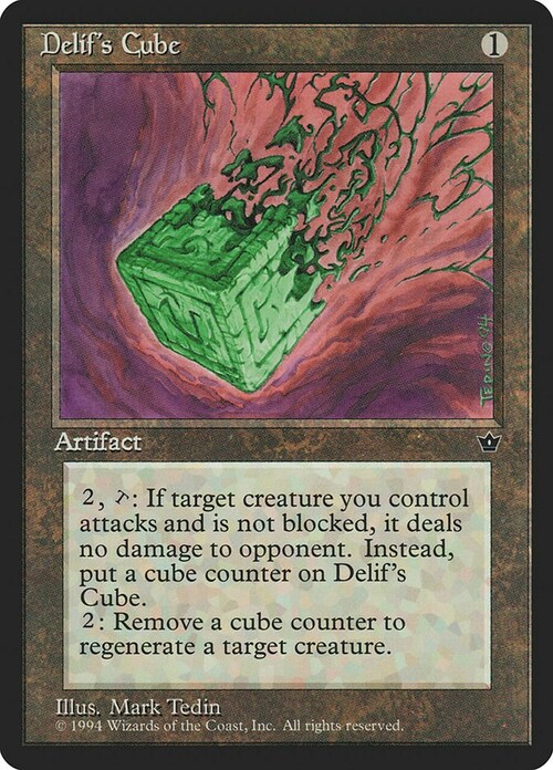 Delif's Cube Card Front