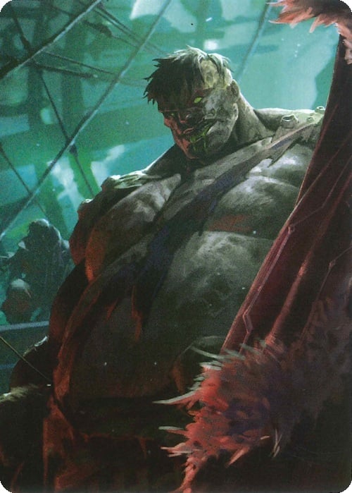 "Uzuri, Switchblade" Macro Puzzle Card Card Front