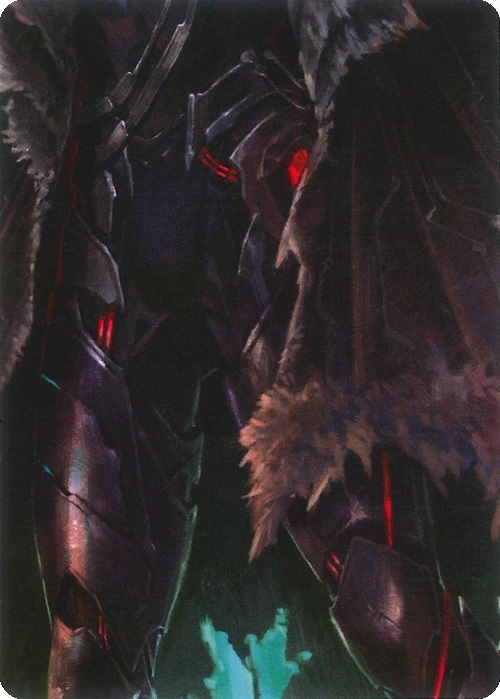 "Uzuri, Switchblade" Macro Puzzle Card Card Front