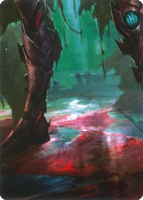 "Uzuri, Switchblade" Macro Puzzle Card Frente