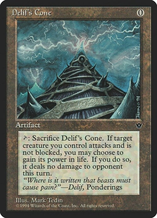 Delif's Cone Card Front