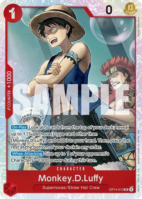 Monkey.D.Luffy Card Front