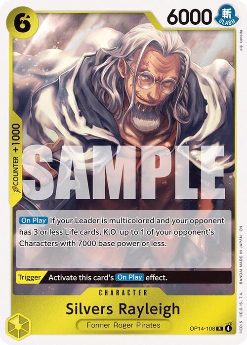 Silvers Rayleigh Card Front