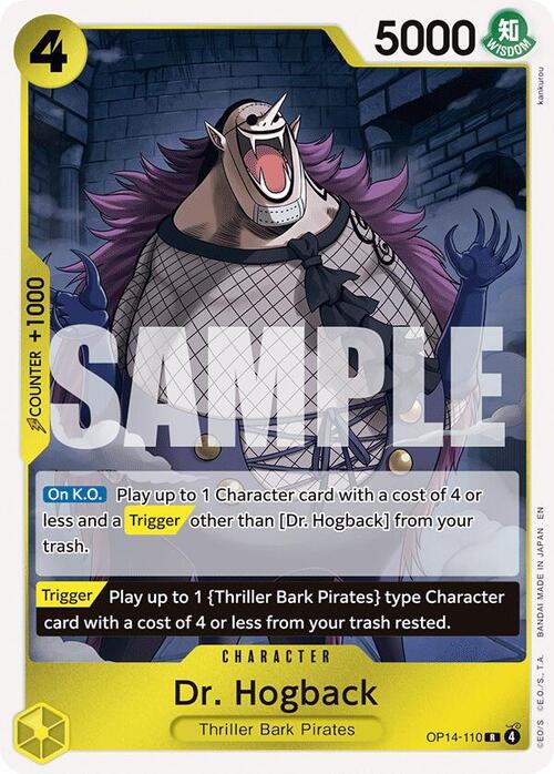 Dr. Hogback Card Front