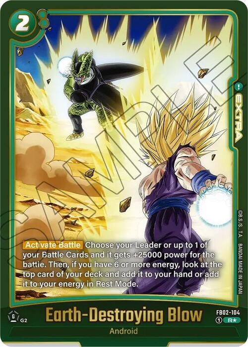 Earth-Destroying Blow Card Front