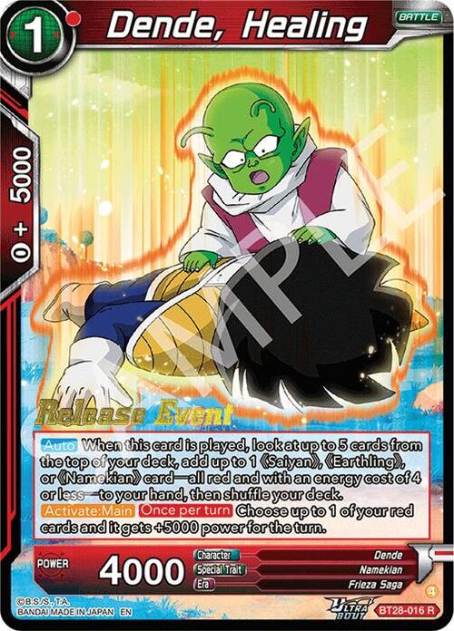 Dende, Healing Card Front