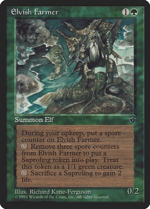 Elvish Farmer Card Front