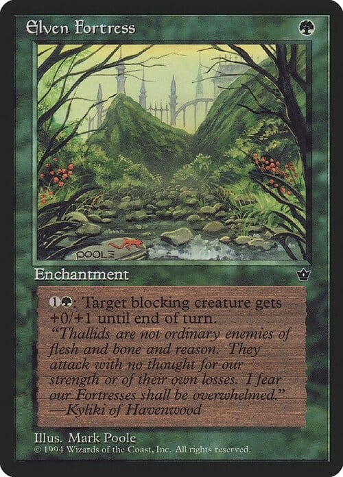 Elven Fortress Card Front