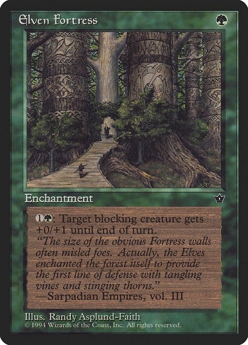 Elven Fortress Card Front