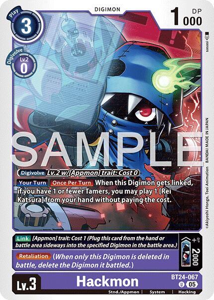 Hackmon Card Front