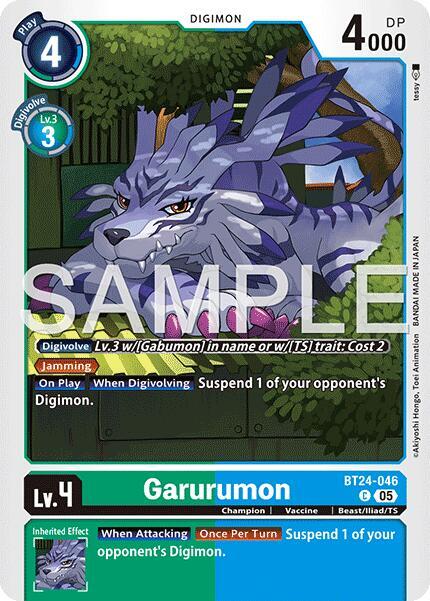 Garurumon Frente