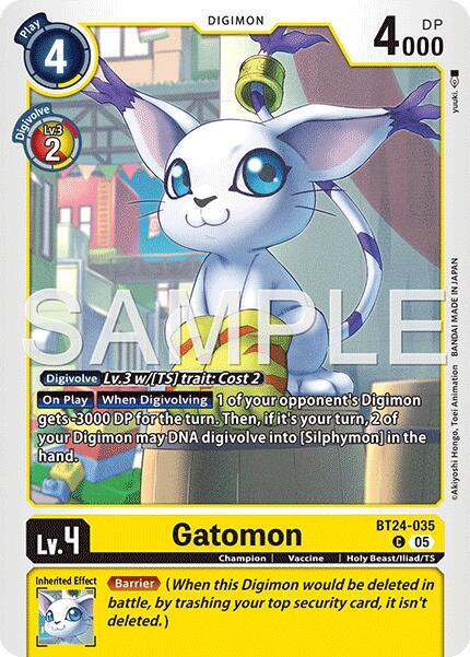 Gatomon Card Front