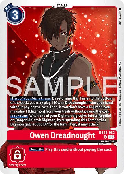 Owen Dreadnought Card Front