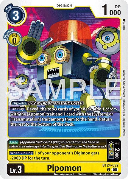 Pipomon Card Front