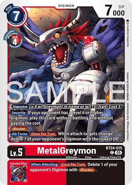 MetalGreymon Card Front