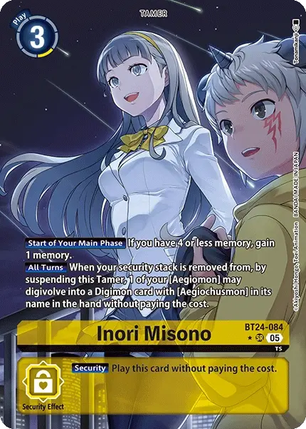 Inori Misono Card Front