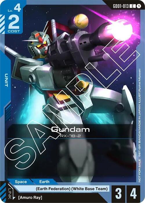 Gundam Card Front