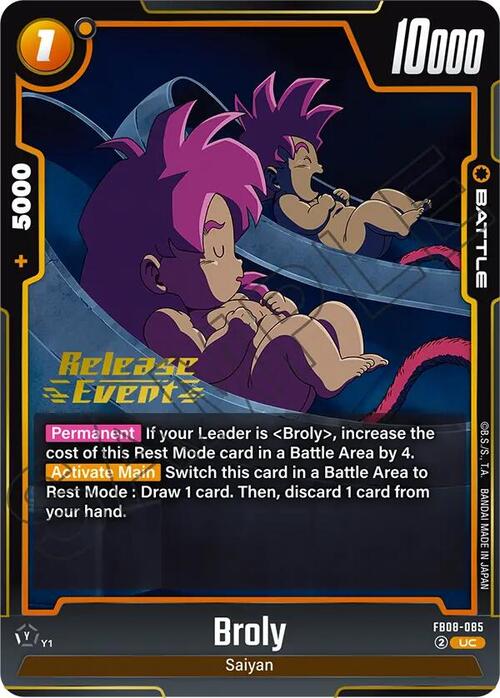 Broly Card Front