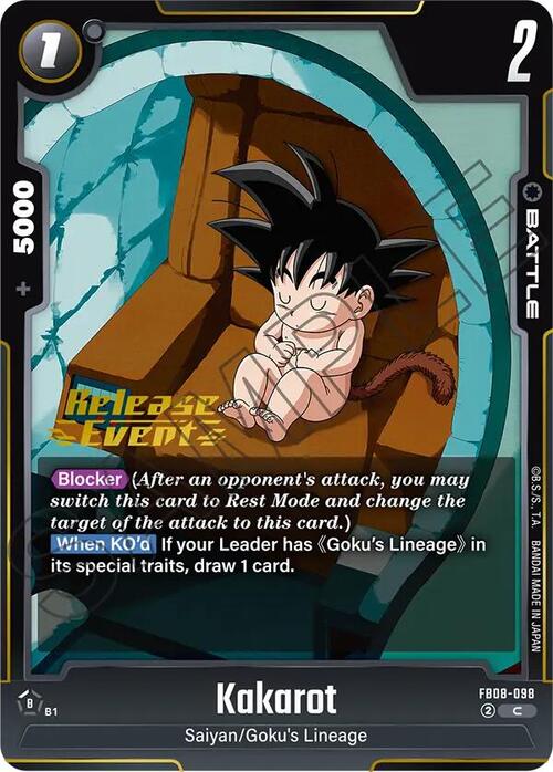Kakarot Card Front