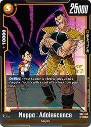 Nappa : Adolescence · Pre-Release Stamped FB08-080