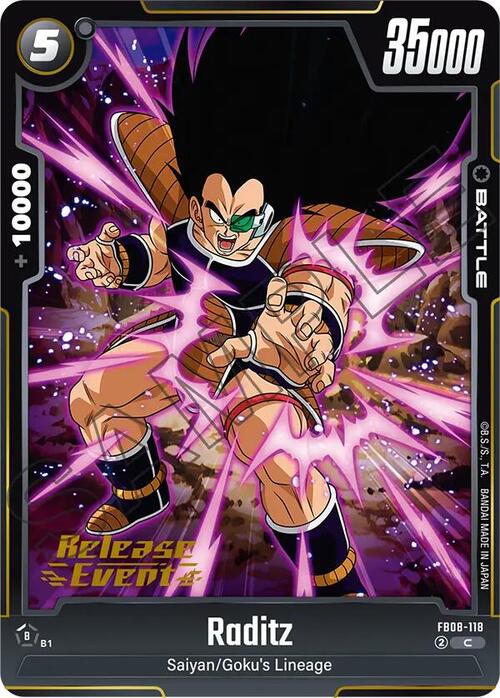 Raditz Card Front