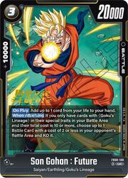 Son Gohan : Future · Pre-Release Stamped FB08-108