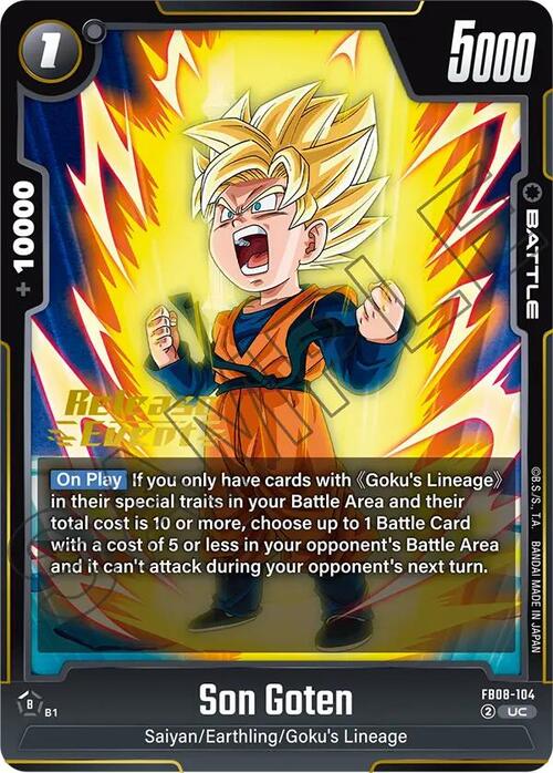 Son Goten Frente