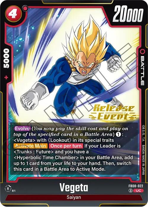 Vegeta Frente