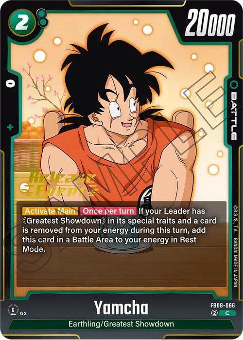 Yamcha Card Front