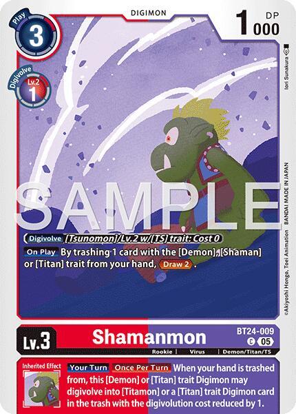 Shamanmon Card Front