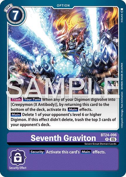 Seventh Graviton Card Front