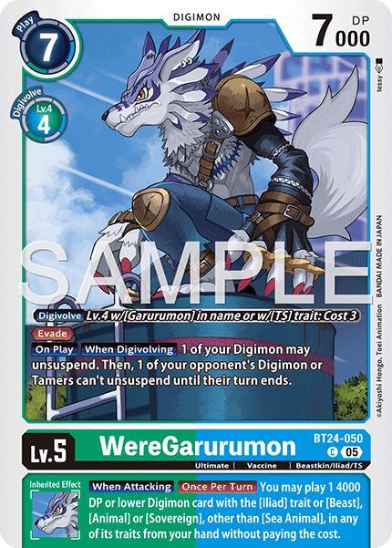 WereGarurumon Frente