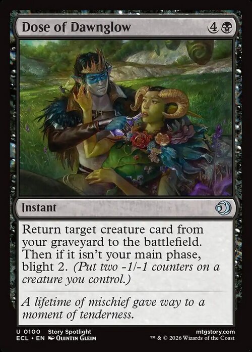 Dose of Dawnglow Card Front