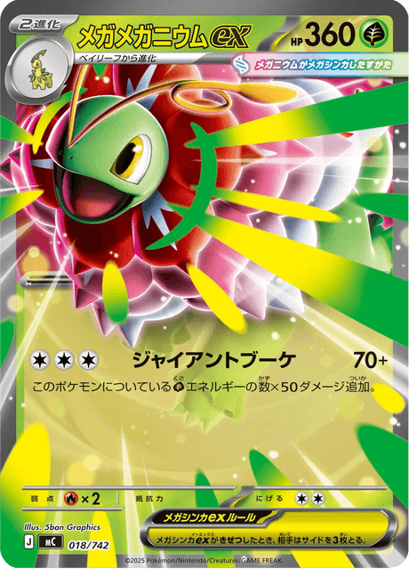 Mega Meganium ex Card Front