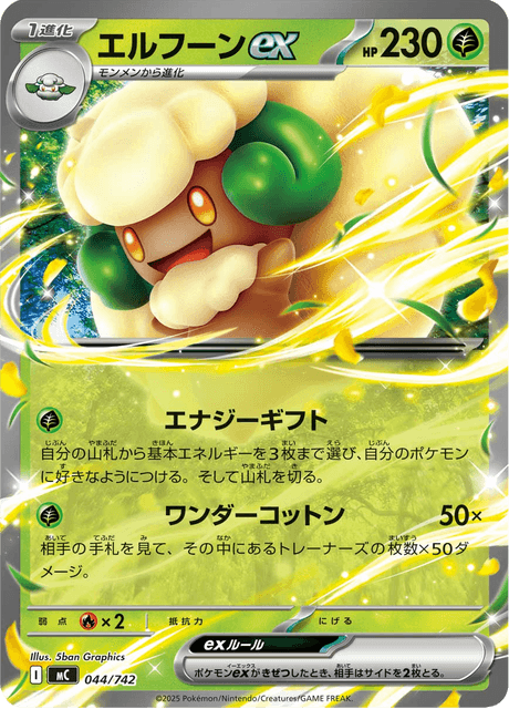 Whimsicott ex Card Front