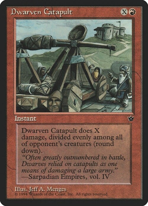 Dwarven Catapult Card Front