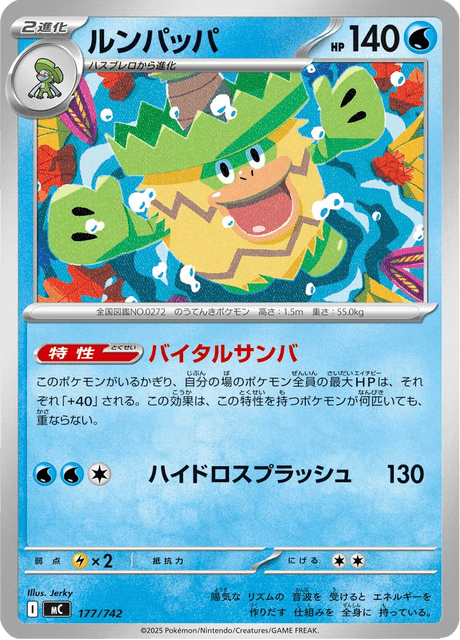 Ludicolo Card Front