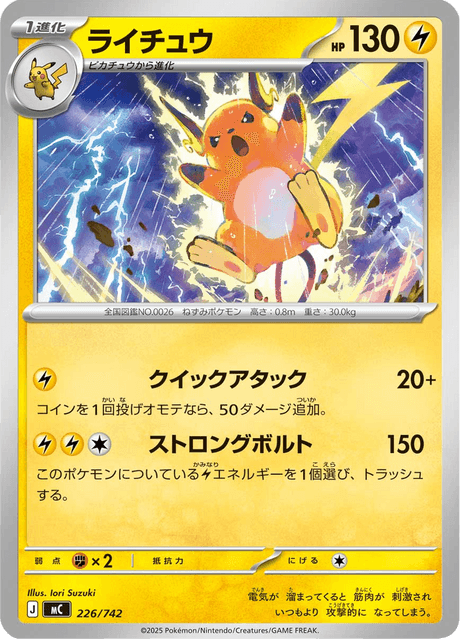 Raichu [Thunderclap Shot | Electrosmash] Card Front