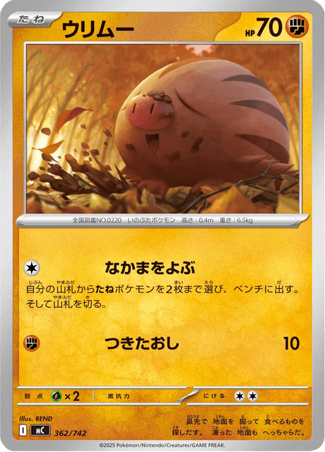 Swinub Card Front